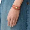 Pulsera «Pebble» de piel de becerro Pulsera «Pebble» de piel de becerro