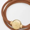 Pulsera «Pebble» de piel de becerro Pulsera «Pebble» de piel de becerro