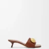 Sandalia «Pebble» en piel de becerro suave Sandalia «Pebble» en piel de becerro suave