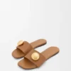 Sandalia «Pebble» en piel de becerro suave Sandalia «Pebble» en piel de becerro suave