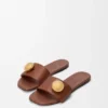 Sandalia «Pebble» en piel de becerro suave