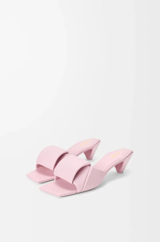 Sandalia tipo «Origami» en piel de cordero