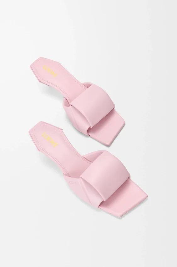 Sandalia tipo «Origami» en piel de cordero