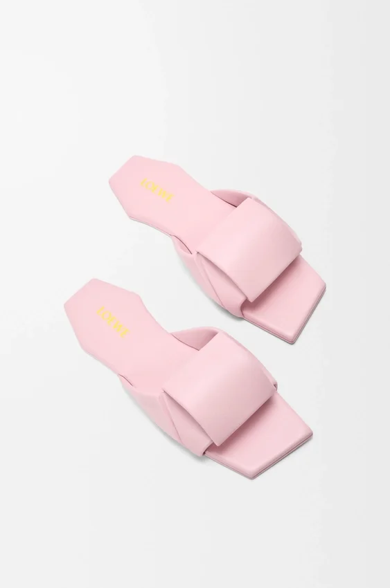 Sandalia tipo «Origami» en piel de cordero