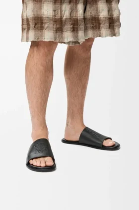 Sandalias Flex Anagram de piel de becerro suave