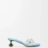 Sandalias Toy con flores de cristal en PVC Sandalias Toy con flores de cristal en PVC