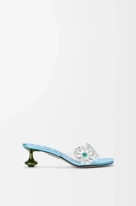 Sandalias Toy con flores de cristal en PVC