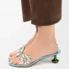 Sandalias Toy con flores de cristal en PVC Sandalias Toy con flores de cristal en PVC
