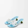 Sandalias Toy con flores de cristal en PVC Sandalias Toy con flores de cristal en PVC