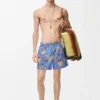 Shorts de baño de tejido técnico