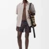 Shorts de baño de tejido técnico Shorts de baño de tejido técnico