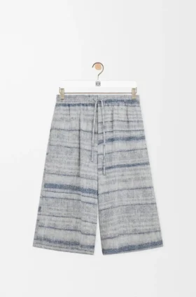 Shorts de mezclilla con cordón