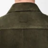 Sobrecamiseta de piel de cabra de gamuza