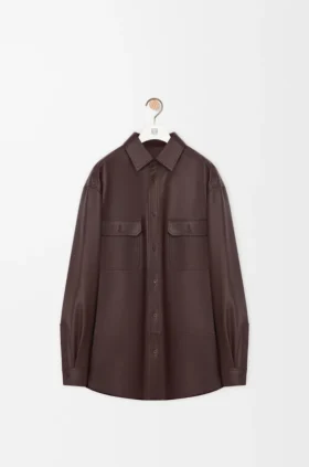Sobrecamiseta de piel de cordero napa