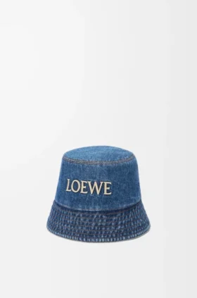 Sombrero de pescador de loewe en denim