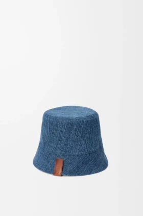 Sombrero tipo bucket reversible de mezclilla