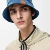 Sombrero tipo bucket reversible de mezclilla