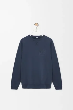 Sudadera con anagrama de algodón