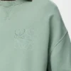 Sudadera con anagrama de algodón