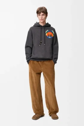 Sudadera con capucha de algodón