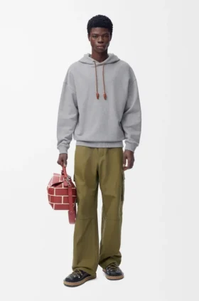 Sudadera con capucha de corte holgado en algodón