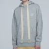 Sudadera con capucha de manga larga para hombre de loewe con el Anagram bordado, color gris, modelo H6109701Si