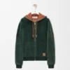Sudadera con capucha de piel de oveja Sudadera con capucha de piel de oveja