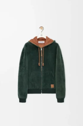 Sudadera con capucha de piel de oveja Sudadera con capucha de piel de oveja