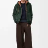 Sudadera con capucha de piel de oveja Sudadera con capucha de piel de oveja