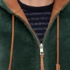 Sudadera con capucha de piel de oveja Sudadera con capucha de piel de oveja