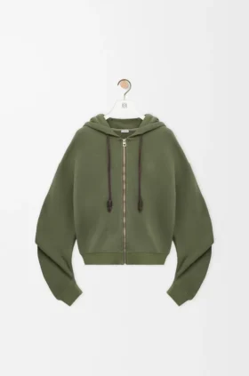 Sudadera con capucha Flamenco de algodón y cachemira Sudadera con capucha Flamenco de algodón y cachemira