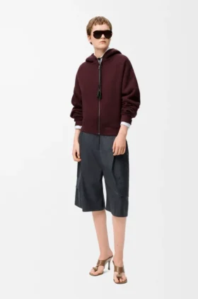 Sudadera con capucha Flamenco de algodón y cachemira