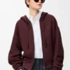 Sudadera con capucha Flamenco de algodón y cachemira Sudadera con capucha Flamenco de algodón y cachemira