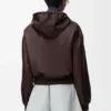 Sudadera con capucha «Flamenco» en piel de cordero napa Sudadera con capucha «Flamenco» en piel de cordero napa