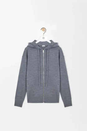 Sudadera con capucha y cremallera Anagram de lana