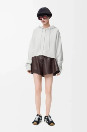 Sudadera con capucha y cremallera Anagram de lana