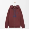 Sudadera con capucha y cremallera de algodón Sudadera con capucha y cremallera de algodón