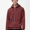 Sudadera con capucha y cremallera de algodón Sudadera con capucha y cremallera de algodón