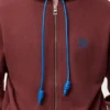 Sudadera con capucha y cremallera de algodón Sudadera con capucha y cremallera de algodón