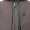 Sudadera con capucha y cremallera de algodón Sudadera con capucha y cremallera de algodón