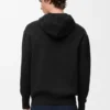Sudadera con capucha y cremallera de lana Sudadera con capucha y cremallera de lana