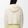 Sudadera con capucha y cremallera de lana Sudadera con capucha y cremallera de lana