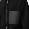 Sudadera con capucha y cremallera de lana Sudadera con capucha y cremallera de lana