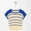 Suéter sin mangas de algodón y lana Suéter sin mangas de algodón y lana