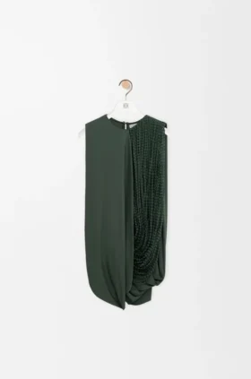 Top adornado de viscosa