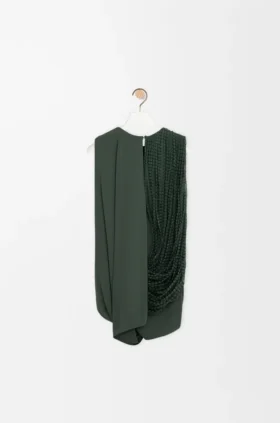 Top adornado de viscosa