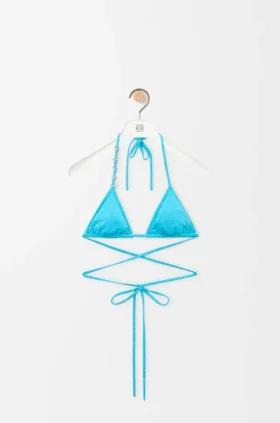 Top de bikini en jersey técnico