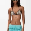 Top de bikini en jersey técnico Top de bikini en jersey técnico