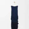 Vestido adornado de viscosa