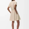 Vestido camisero de algodón